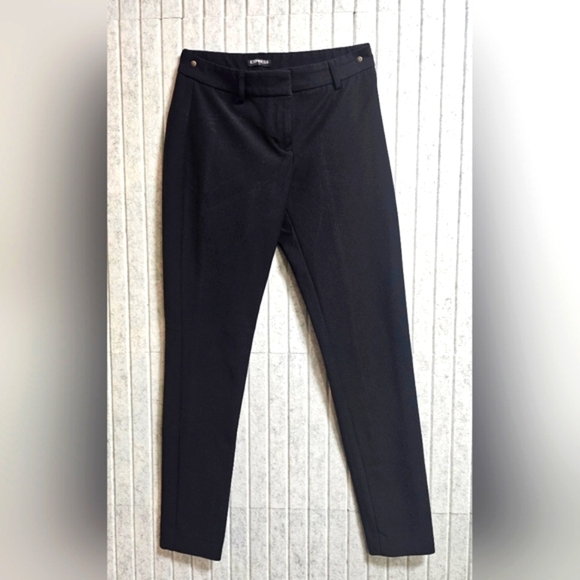 Express Black Slim Fit Dress Pants Size 0 - Picture 1 of 2